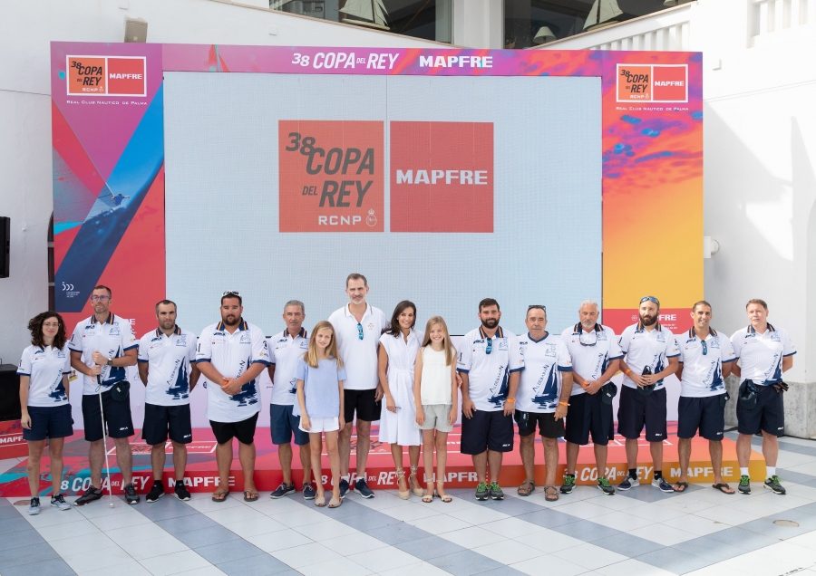 La Familia Real llega al Real Club Náutico de Palma en la cuarta jornada de la Copa del Rey MAPFRE