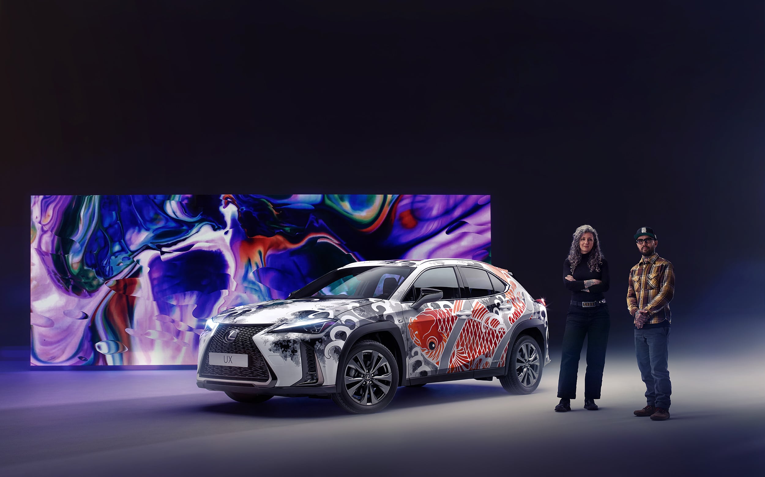 LEXUS UNVEILS THE WORLD’S FIRST TATTOOED CAR