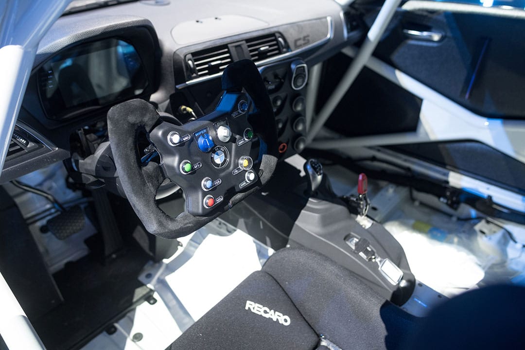 BMW M2 CS Racing. INTERIOR