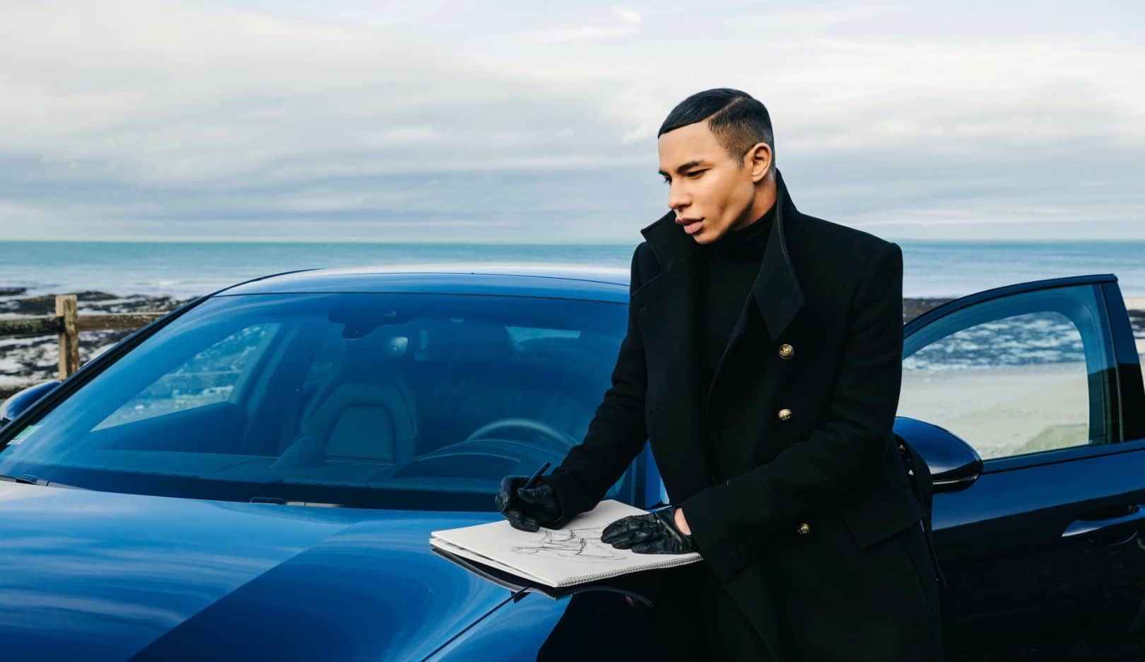 Porsche collaborates with Balmain’s Creative Director Olivier Rousteing