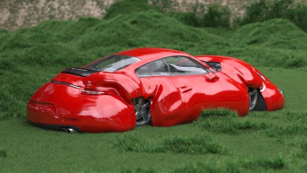 "Fat car“ NFT por Erwin Wurm*