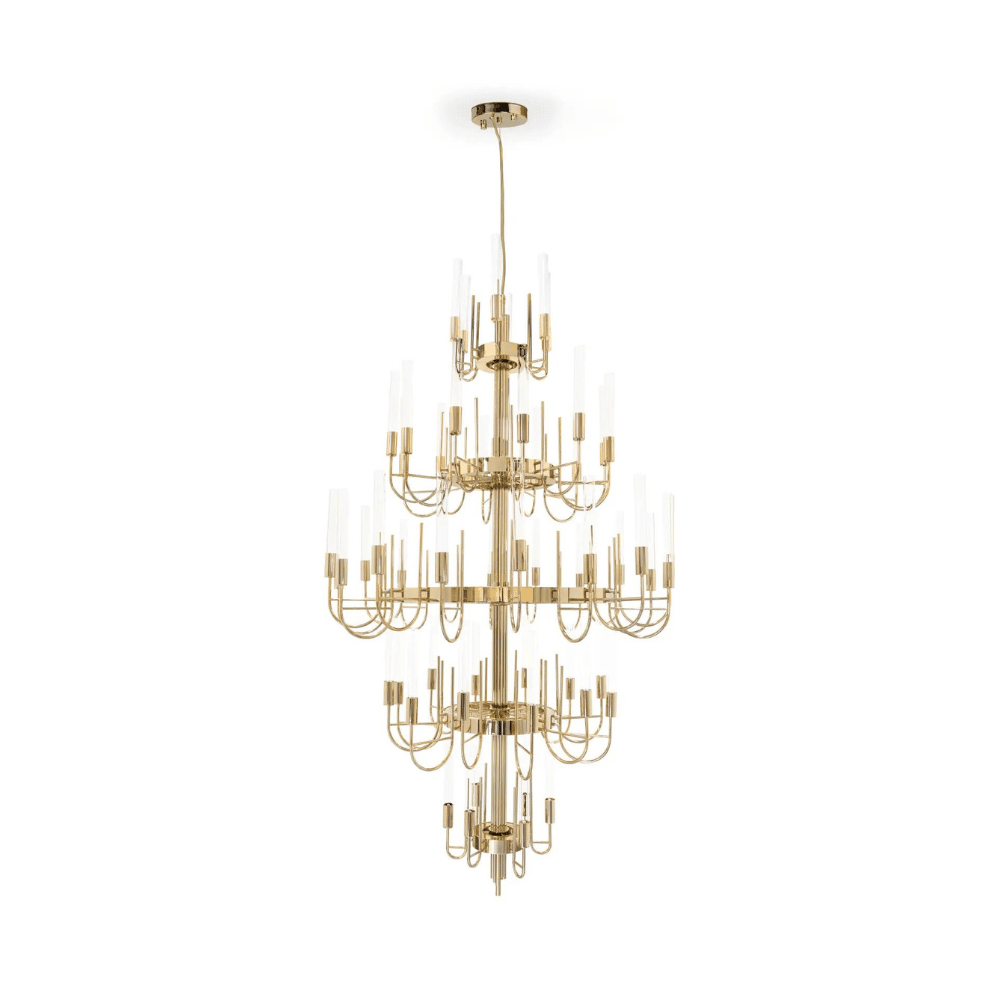 premium designs - golden chandelier