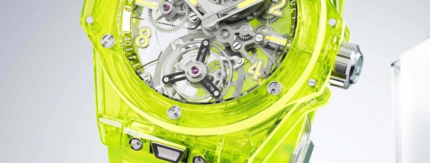 BIG BANG TOURBILLON AUTOMATIC SAXEM YELLOW NEON